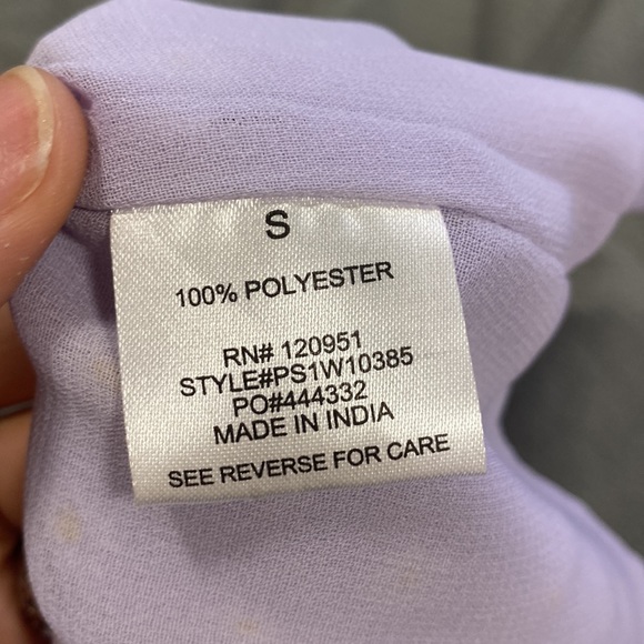 Lilac Floral Pink Rose Tank Top - S - Picture 5 of 10